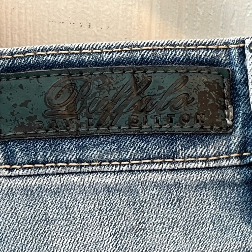 Buffalo Jeans Light Wash Denim Women's 32 Size 10 Low Rise Y2K - Picture 5 of 10